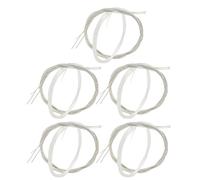 Levemolo 30pcs Sturdy Nylon Guitar Strings for Classical Guitar, Reduces Finger Friction, White Strings Set for Performance and Practice