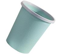 Levemolo 3pcs Blue Garbage Container Set with Pressure Ring - Large, Medium, Small Waste Bin Trio for Home Kitchen and Office Storage Random Color