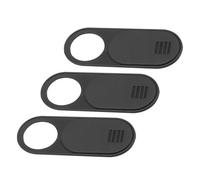 Levemolo 3pcs Cover Webcam Cover Slide Privacy Protector for Interior Lens of Car Compatible with Tesla Model 3/Y Black ABS Plastic