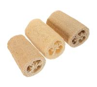 Levemolo 3pcs Natural Loofah Molar Chew Toys for Hamsters and Pets Promote Healthy Teeth Reduce Destructive Behavior Lightweight and Portable Pet Supplies