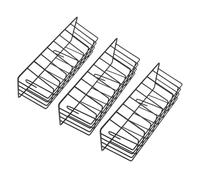 Levemolo 3pcs Rabbit Hay Rack with Iron Frame Capacity Hay Feeder for Cage-style Metal Rabbit Hutch Easy Installation and Washable Small Animal Accessory