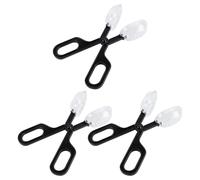 Levemolo 3pcs Reptile Feeding Clips Plastic Clamp Pet Raising Tool for Gecko Snake Turtle Tank Cleaning and Feeding