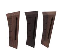 Levemolo 3pcs Ukulele Bridge Curved Wood Saddle for String Ukuleles Fit Easy Installation Enhanced Resonance Material for Stage Performance Practice and Daily Use