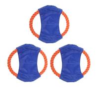 Levemolo 3Pcs Wear Resistant Dog Multi Use Throwing Disc for Training Pet Plaything for Reducing Boredom Encouraging Natural Instincts
