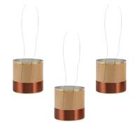 Levemolo 3pcs Woofer Voice Coil Copper Leads Speaker Wire Replacement for Bass Speaker Repair Kit Voice Coil Repair