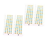 Levemolo 4 Sheets Ukulele Fingerboard Note Stickers Scale Marker Labels for Beginners Practice Easy to Apply and Remove Fretboard Notes Guide for Quick Learning