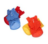 Levemolo 4pcs Breathable Dog Shirt Comfortable Pet Clothes Dogs for Outdoor Activities Cosplay and Holiday Photos Vibrant Colors