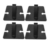 Levemolo 4pcs Car Mic Holder Microphone Hook Holder for Ic-2720h Ic-2820ht M241 Dr635 Radio Accessories Compatible Vehicle Communication Systems