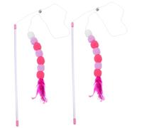 Levemolo 4pcs Cat Teaser Interactive and Bell Toys for Cats and Kittens Engaging Playtime for Indoor Fun Accessories
