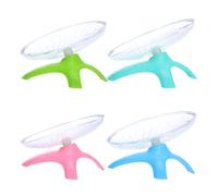 Levemolo 4pcs Hamster Wheel Pet Wheels for Mice Flying Saucer
