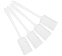 Levemolo 4pcs Parking Payment Cards Holder Tolls Swiping Sleek White Plastic Quick and Easy Access Weather Resistant for Security Booths Drivers Parking