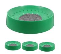 Levemolo 4pcs Pigeon Egg Nest Basin Small Bird Resting Place Hatching Nest for Birds Replacement Nesting Bowls