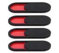 Levemolo 4pcs Plastic Occupied Sign for Toilet Door Red Green Organic Glass Slide Privacy Slider Easy to Install Eye-catching Color Office and Toilet Signage