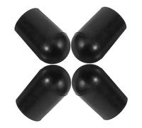 Levemolo 4pcs Rubber Endpin Caps for Double Bass Non- Tip Protectors Resonance and Stability for Essential Accessories for Bass Parts Replacement