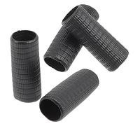 Levemolo 4Pcs Violin Bow Grip Replacement Rubber Professional Violin Bow Grip Easy to Use Holding Posture Black for Beginner Music Instrument Practice