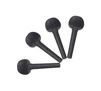 Levemolo 4pcs Violin Tuning Pegs Ebony Wood Violin Accessories Precision Tuning