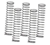 Levemolo 5 Pcs Trumpet Piston Springs Replacement Accessories Made of Silver Stainless Steel, Easy to Install and Portable for Trumpet Maintenance and Repair