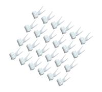 Levemolo 50pcs Bird Vegetable Holder Fruit Skewer for Parrots Easy to Fix Birdcage Accessories Multi Functional Forks for Fruits Veggies for Budgies and Small Birds