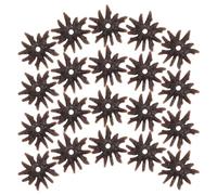 Levemolo 50pcs Model Tree Base Holders for Model Trees Plastic Architectural Accessories Resistant to Deformation for DIY Crafts in Coffee Colour