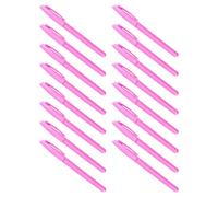 Levemolo 50pcs Plastic Pen Holder Ergonomic Design Sturdy Material Protects Pen Cores being Broken Suitable as Back-to-school Gifts for Students and Friends