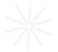 Levemolo 5pairs Acrylic Music Page Holder Clips for Pianists Easy to Use Music Stand Clips for Sheet Recipes and Lectures for and Readers