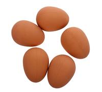Levemolo 5pcs Durable Egg Shaped Simulation Dog Bouncy Interactive Chew Balls for Puppies Dogs Elastic Design for Playtime Bonding Activities for Home Outdoors