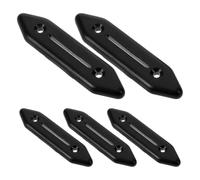 Levemolo 5Pcs Electric Guitar Toggle Switch Plates Plastic Cover Set with Protection Pads for Pickup Switch Replacement Musical Instrument Accessories