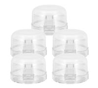 Levemolo 5pcs Gas Stove Knob Safety Covers Plastic Protective Oil Stain Resistant Waterproof High Heat Resistant Safety Assurance for Oven Knobs