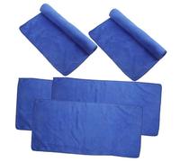 Levemolo 5pcs Guinea Pig Blankets Soft Washable Fleece Pads for Small Animals Comfortable Sleep Mats for Hamsters Rabbits and More As Pee Pads and Bedding Blue