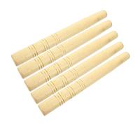 Levemolo 5Pcs Heavy Duty Wooden Handles for Gardening Tools Durable Hardwood Replacement Handles for Hoes and Ergonomic Long Handle Design for Easy Use