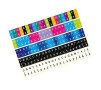 Levemolo 5pcs Kalimba Piano Note Stickers Musical Scale Sticker for Beginner Kalimba Learning Decals Decorative Key