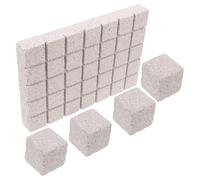 Levemolo 5pcs Natural Volcanic Rock Nail Scratch Pad for Small Pets like Rabbits and Chinchillas, Providing Natural Grooming and Improving Foot Comfort Sturdy Lava Grinding Stone for Bunny