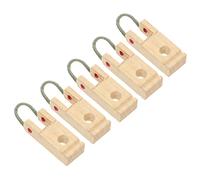 Levemolo 5pcs Piano Line Shaft Brackets Professional Tuning Supplies for Piano Repair Strong and Wear-resistant for Musicians and Music