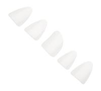 Levemolo 5pcs Pipa Nail Covers Fingertip Protective Covers for String Instruments Made of White Nylon, Easy to Clean and Portable, for Pipa Playing and Professional Use