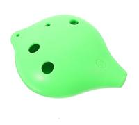 Levemolo 6-hole Alto c Ocarina for Beginners, Resin Musical Instrument Flat Mouthpiece, Green Small Ocarina for Boys and Girls and Adults, Portable Music Instrument