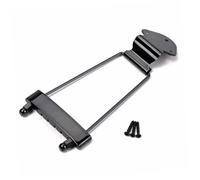 Levemolo 6 String Metal String Guitar Tailpiece for Jazz Guitar Replacement Black Metal Bridge Upgrade Broken Old Tailpiece with Smooth Performance
