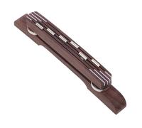 Levemolo 6 String Rosewood Jazz Guitar Bridge String Acoustic with Adjustable Height Smooth Polished Surface Lightweight Portable Design Compatible with Violin Mandolin Accessories