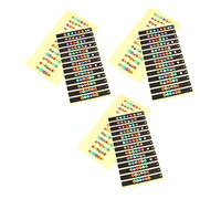 Levemolo 6pcs Guitar Fretboard Stickers Scale Stickers for Guitar Fingerboard Dots for Beginners to Learn