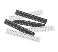 Levemolo 6pcs Key Kalimba Note Stickers Scale Labels for Beginners Thumb Piano Musical Instrument Decals Learner Practice