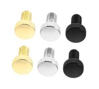 Levemolo 6pcs Metal Bridge Saddles Screws for Electric Guitar Compatible Tremolo Bridge Systems and Reusable Screw Kit for Enhanced Sound Quality and Performance