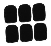 Levemolo 6pcs Microphone Windscreen Covers Soft Sponge Mic Covers for Handheld Microphones Protects against Wind and Saliva Washable and Lightweight for Outdoor Use
