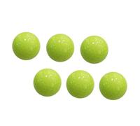 Levemolo 6pcs Reusable Luminous Golf Balls Synthetic Glow Dark Training Balls for Night Practice Outdoor Use Fluorescent Golf Training for Twilight and Early Morning Play