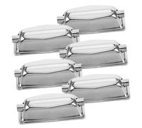 Levemolo 6pcs Snare Drum Lugs Double End Metal Drum Lug Set Electroplated Parts for Performance