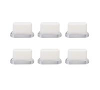 Levemolo 6pcs Type-c Dust Caps Protective Plugs for Mobile Phone Data Charging Ports, Made of Aluminum Alloy and Plastic, Easy to Install and Protects against Humidity, Suitable