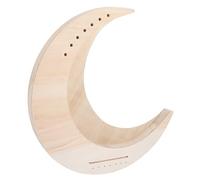 Levemolo 7-string Wooden Lyre Harp Moon Shape Portable Musical Instrument for Beginners with Strings - Small Size Lyre Harp Suitable for Music Practice and Learning