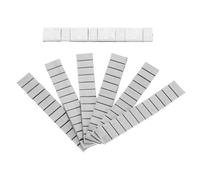 Levemolo 7 Strips Steel Tire Balance Weight Blocks Effective Balancing and High Adhesion for Car Wheels, Sturdy 5g+10g Sturdy Wheel Weight Blocks for Vehicle Tire Maintenance