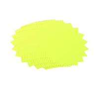 Levemolo 80pcs Yellow Paper Price Tags Shaped Price Display Paper for Retail Use to Attract Customer's Attention Suitable for Bracelets and Necklaces Pricing