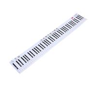 Levemolo 88-key Piano Keyboard Practice Sticker 1:1 Scale Simulation, Black and White Piano Keyboard Aid Paper Numbered Notes, English Scales and Finger Position Guide for Beginners