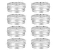 Levemolo 8pcs Dog Scent Work Training Boxes Capacity Aluminum Containers for Professional Detection and Scent Training Suitable for Working Dogs and Owners