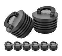 Levemolo 8pcs Kayak Scupper Plug with Handle Rubber Drain Stopper Leakproof Easy Installation for Boat and Canoe Outdoor Adventures on Rivers Lakes and Sea